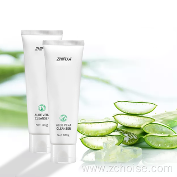 aloe vera cleanser for acne and sensitive skin